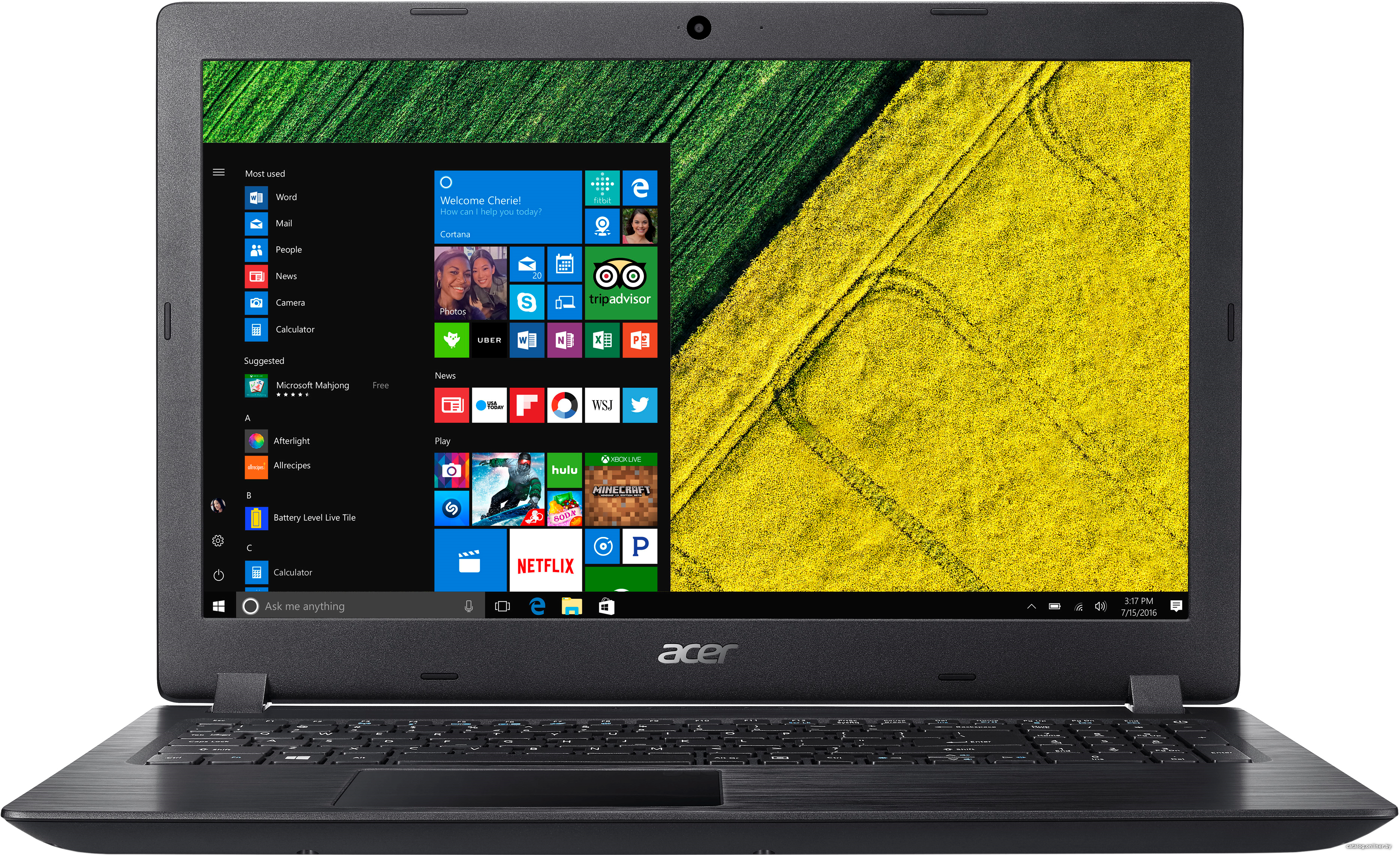 Замена клавиатуры Acer Aspire 3 A315-21-69ZS NX.GNVER.019