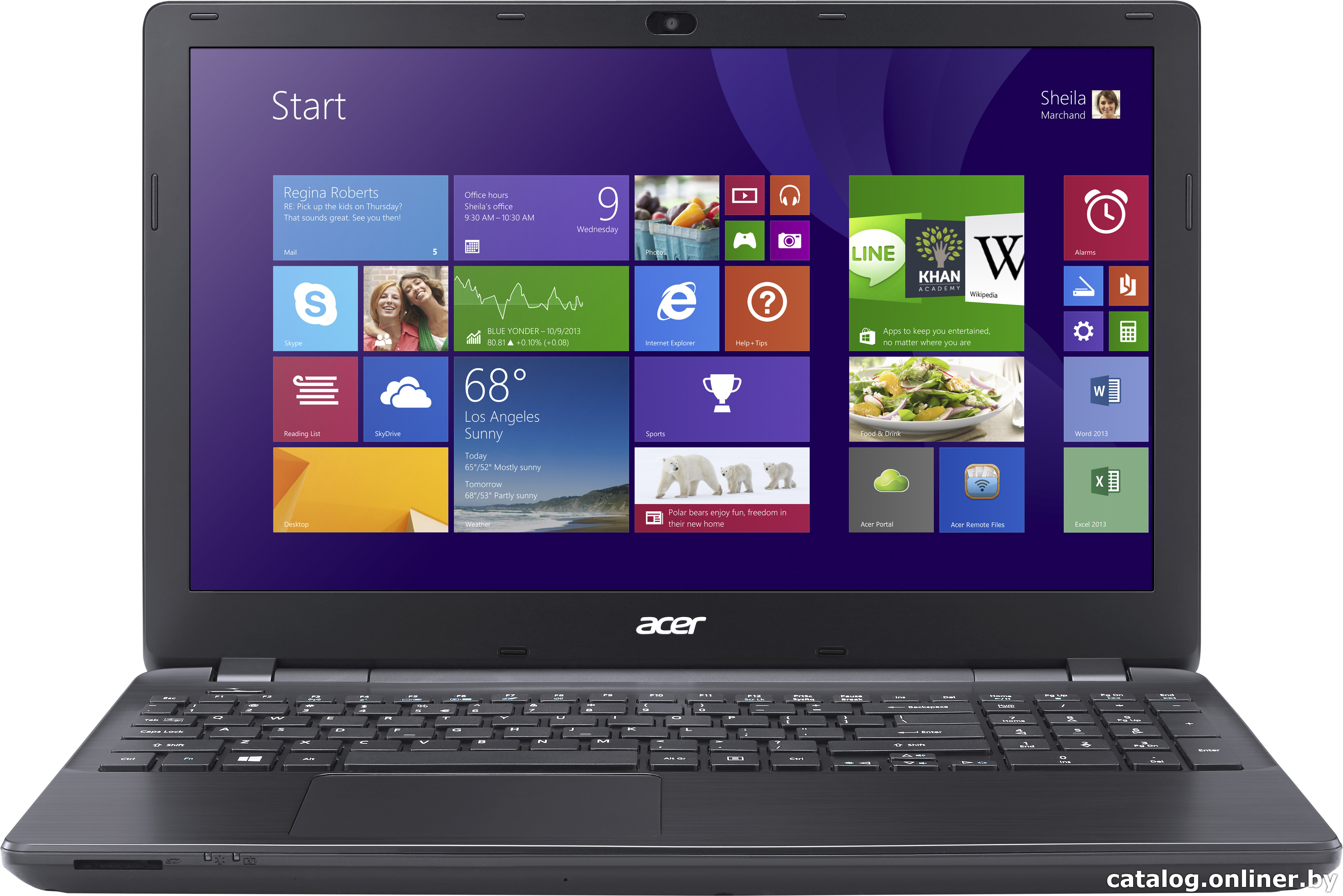 Замена экрана Acer Aspire E5-551G-T25W
